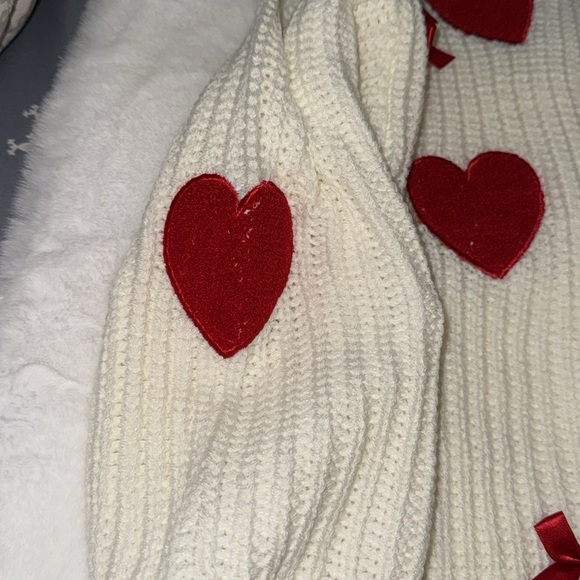 Forever and ever Valentine’s Day, heart and bow cardigan. 🎀♥️🎀♥️🎀 - Picture 4 of 9